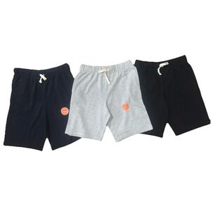 The Childrens Place Boys Pull On Terry Shorts 10/12 Large Lot Of 3 Drawstring